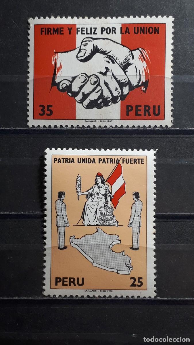 Sellos: PER&Uacute; . A&Ntilde;O 1980. **. YVERT 686/7 - Foto 1