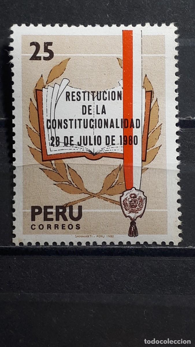 Sellos: PER&Uacute; . A&Ntilde;O 1981. **. YVERT 693 - Foto 1