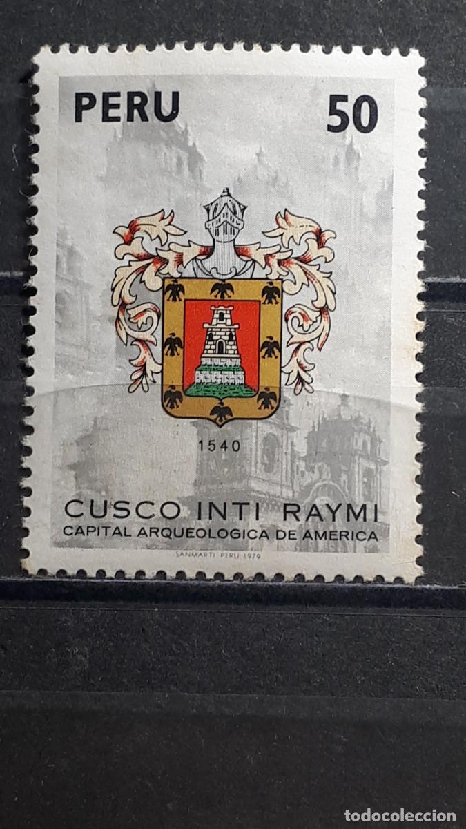 Sellos: PER&Uacute; . A&Ntilde;O 1979. **. YVERT 663 - Foto 1