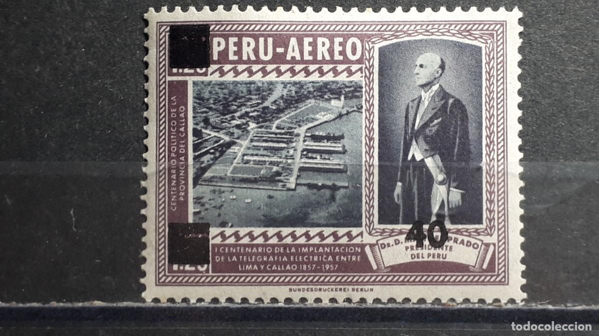 Sellos: PER&Uacute; . A&Ntilde;O 1981. **. YVERT A&eacute;reo 464 - Foto 1