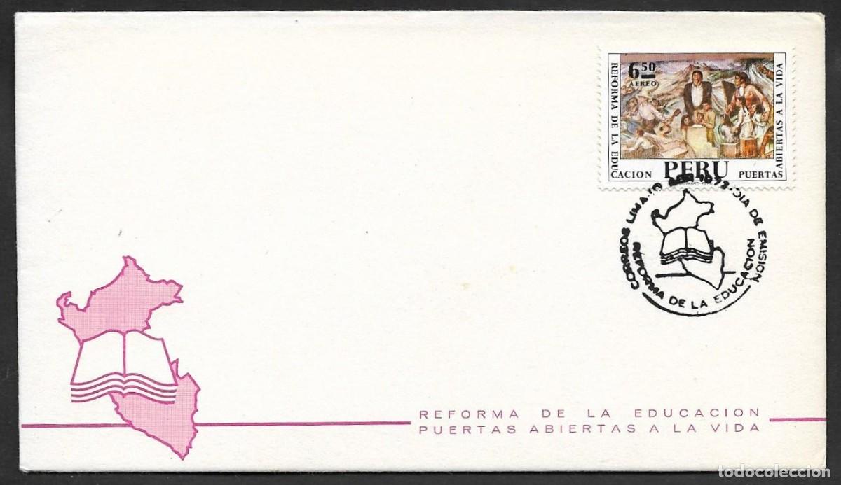 Sellos: SKV) 1973. Peru. Education. FDC XF. - Foto 1