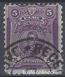 Sellos: PER&Uacute; 1909-20 - PERSONAJES - USADO - Foto 1