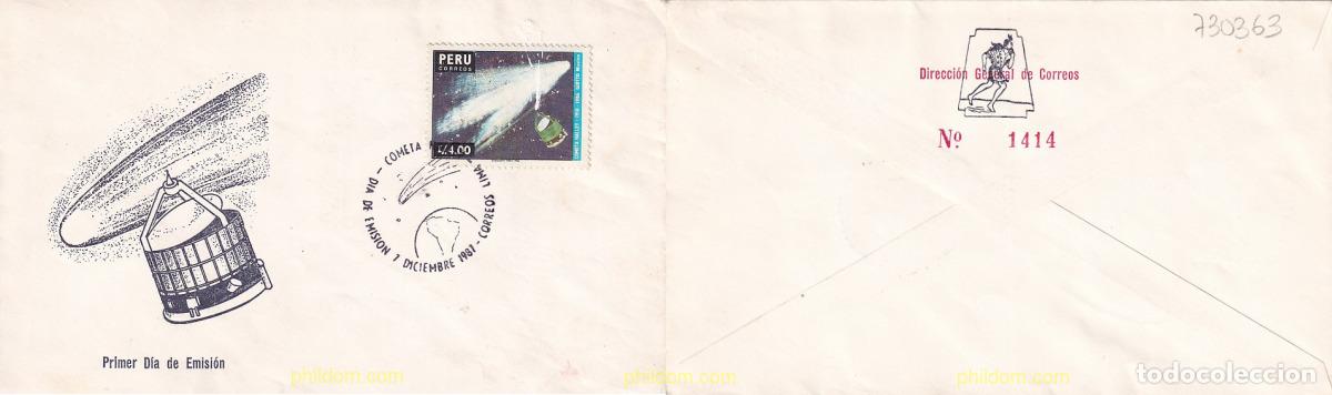 Sellos: 730363 USED PERU 1987 COMETA HALLEY - Foto 1