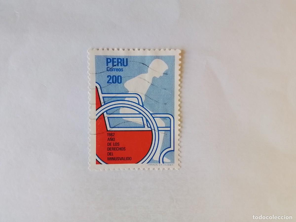 Sellos: AM&Eacute;RICA PER&Uacute; SELLO USADO