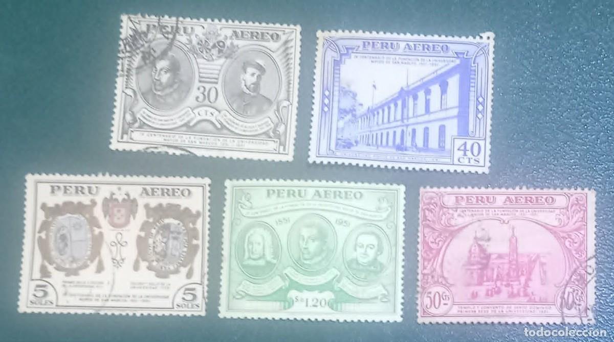 Sellos: PERU - Estampilla Sello Stamp - Universidad San Marcos . Lote 1