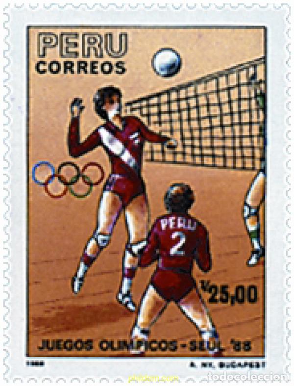 Timbres: 27086 MNH PERU 1988 24 JUEGOS OLIMPICOS VERANO SEUL 1988