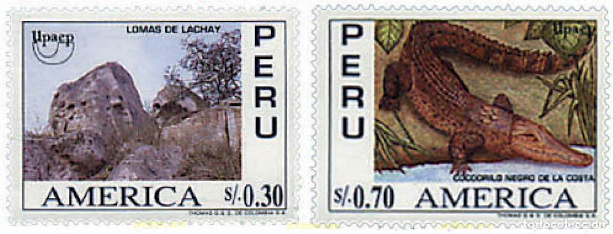 Sellos: 30980 MNH PERU 1996 AMERICA-UPAEP 1995 - DEFENSA DEL MEDIO AMBIENTE