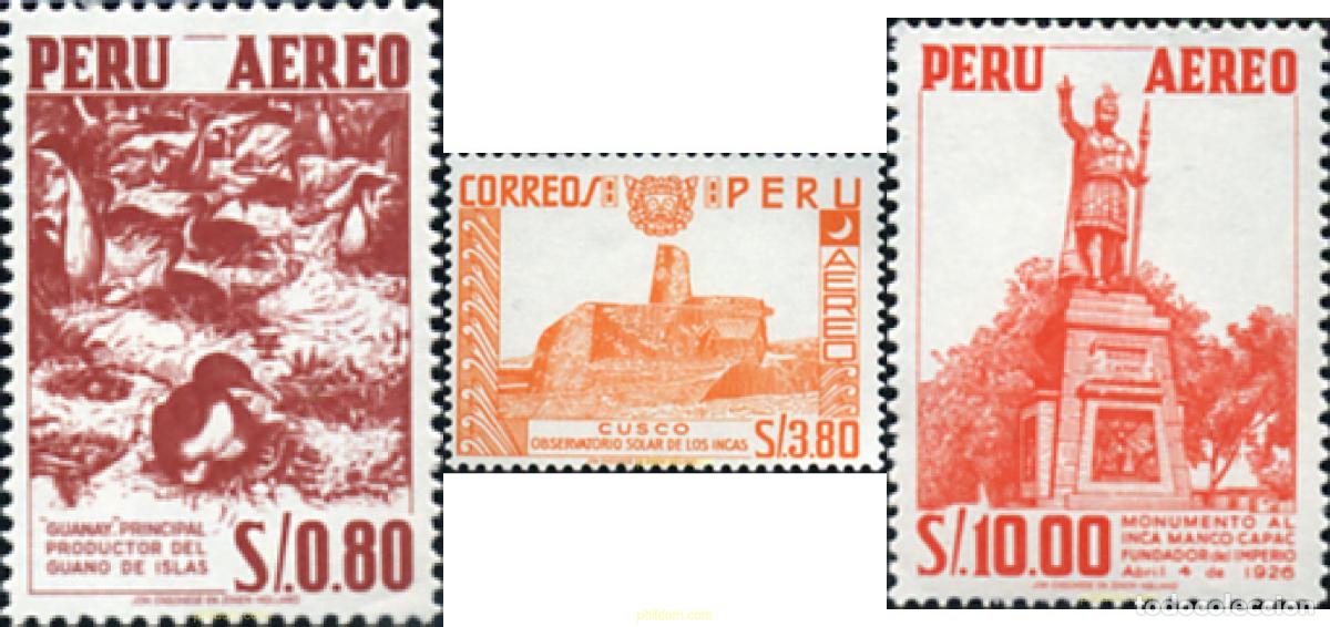 Sellos: 651323 MNH PERU 1959 AVES