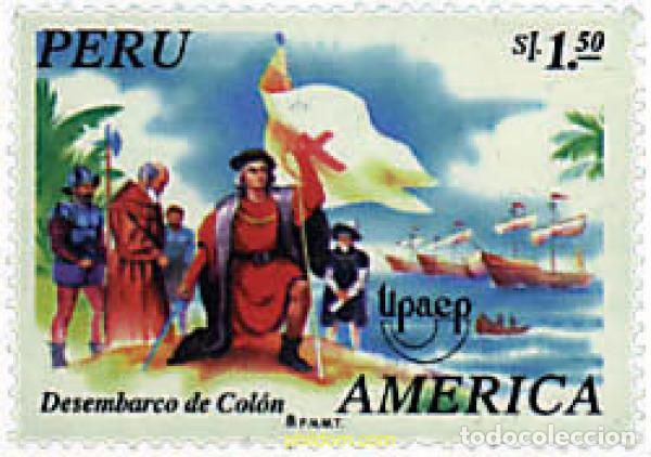 Stamps: 30585 MNH PERU 1995 AMERICA-UPAEP 1992 - V CENTENARIO DEL DESCUBRIMIENTO