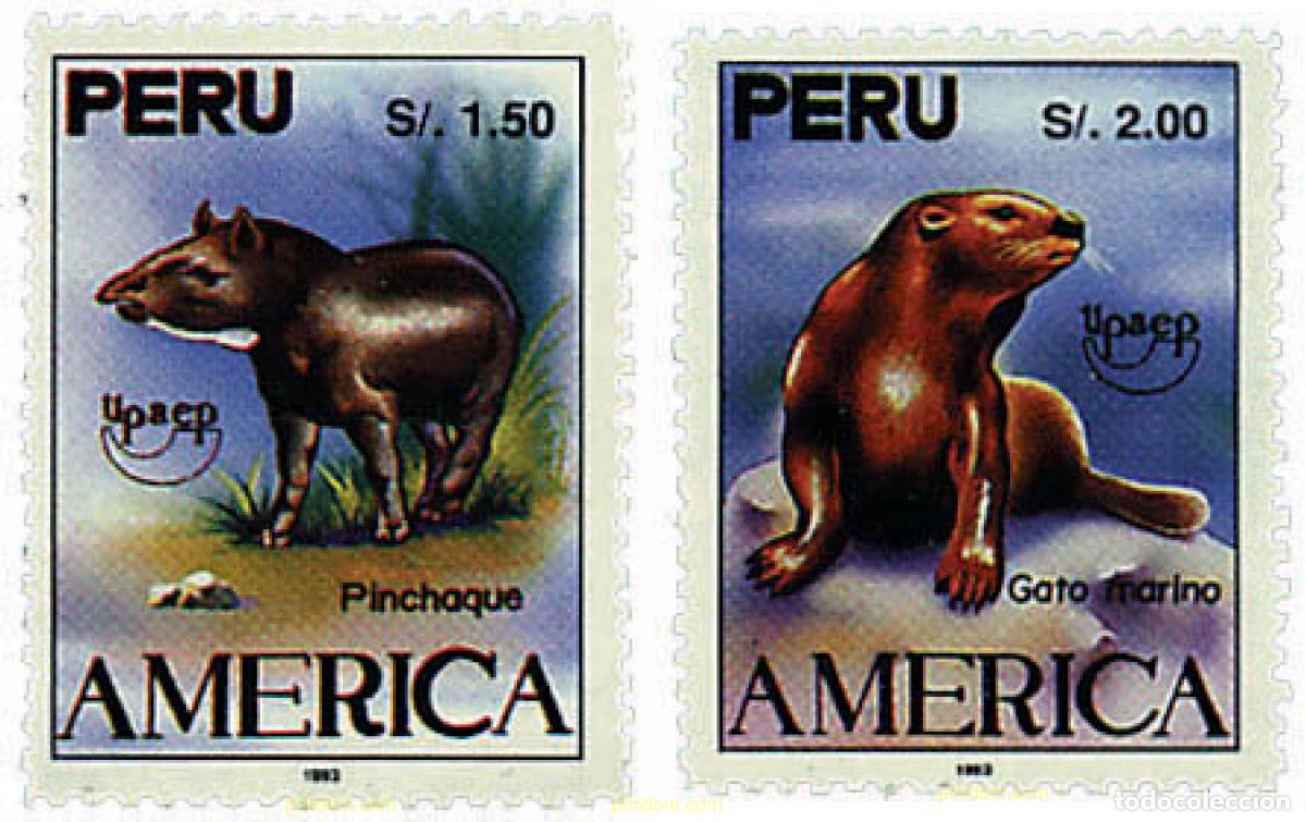 Francobolli: 31000 MNH PERU 1993 AMERICA-UPAEP 1993 - FAUNA EN VIA DE EXTINCION