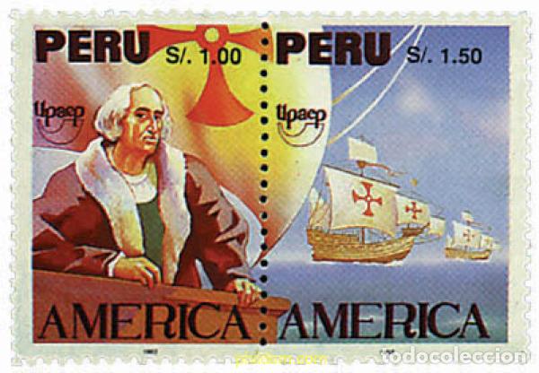 Francobolli: 351537 MNH PERU 1992 AMERICA-UPAEP 1992 - V CENTENARIO DEL DESCUBRIMIENTO
