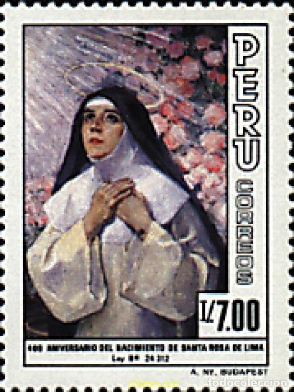 Sellos: 94269 MNH PERU 1986 4 CENTENARIO DEL NACIMIENTO DE SANTA ROSA DE LIMA
