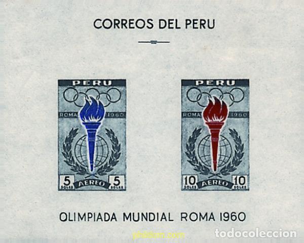 Briefmarken: 40860 MNH PERU 1961 17 JUEGOS OLIMPICOS VERANO ROMA 1960