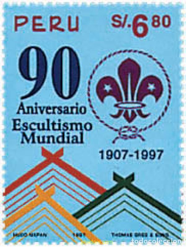 Sellos: 38389 MNH PERU 1997 90 ANIVERSARIO DEL ESCULTISMO
