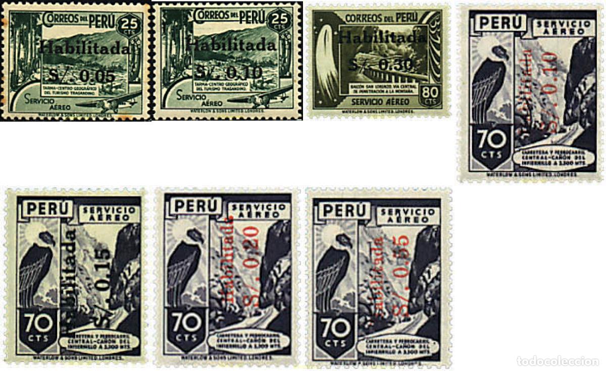 Stamps: 57089 MNH PERU 1948 SERIE BASICA