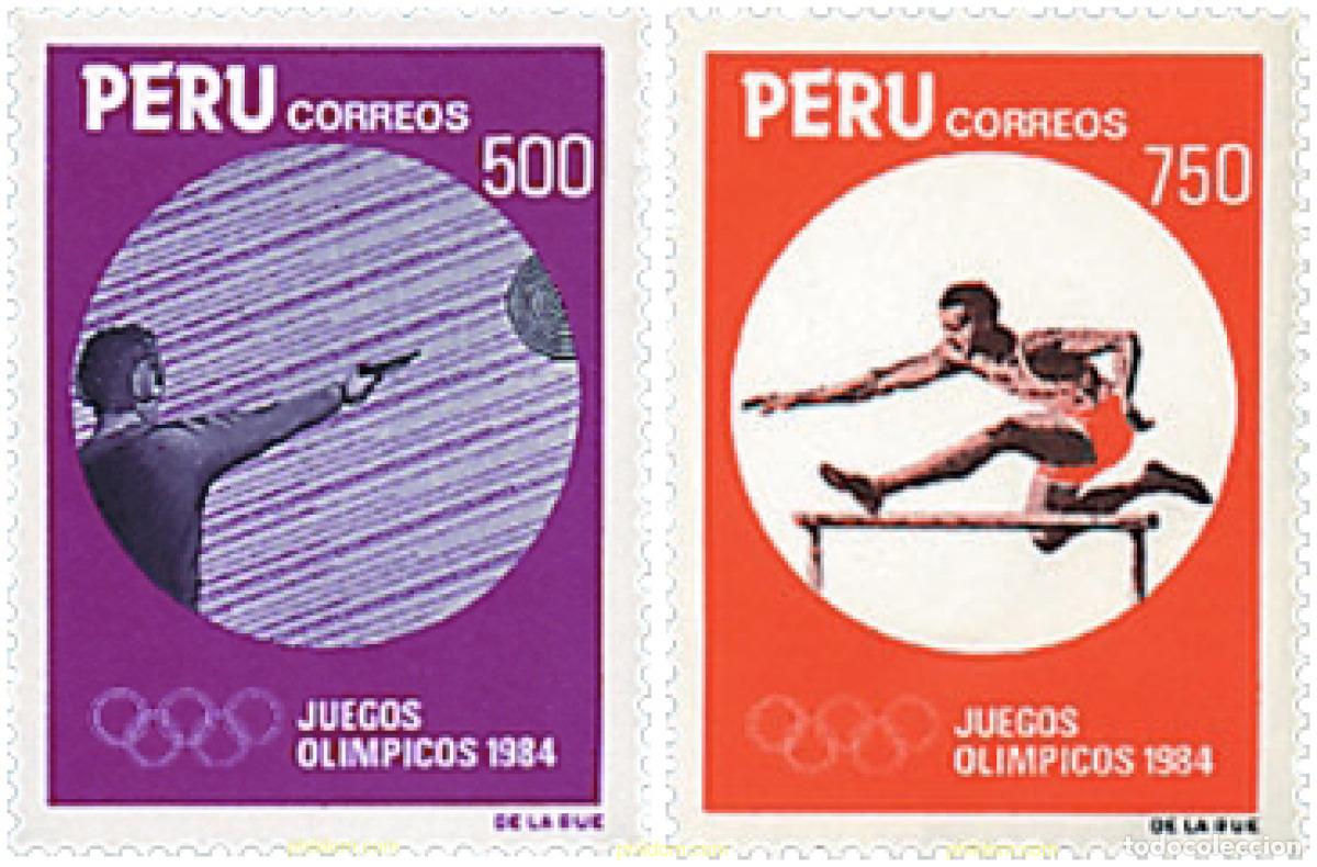 Stamps: 27083 MNH PERU 1984 23 JUEGOS OLIMPICOS VERANO LOS ANGELES 1984