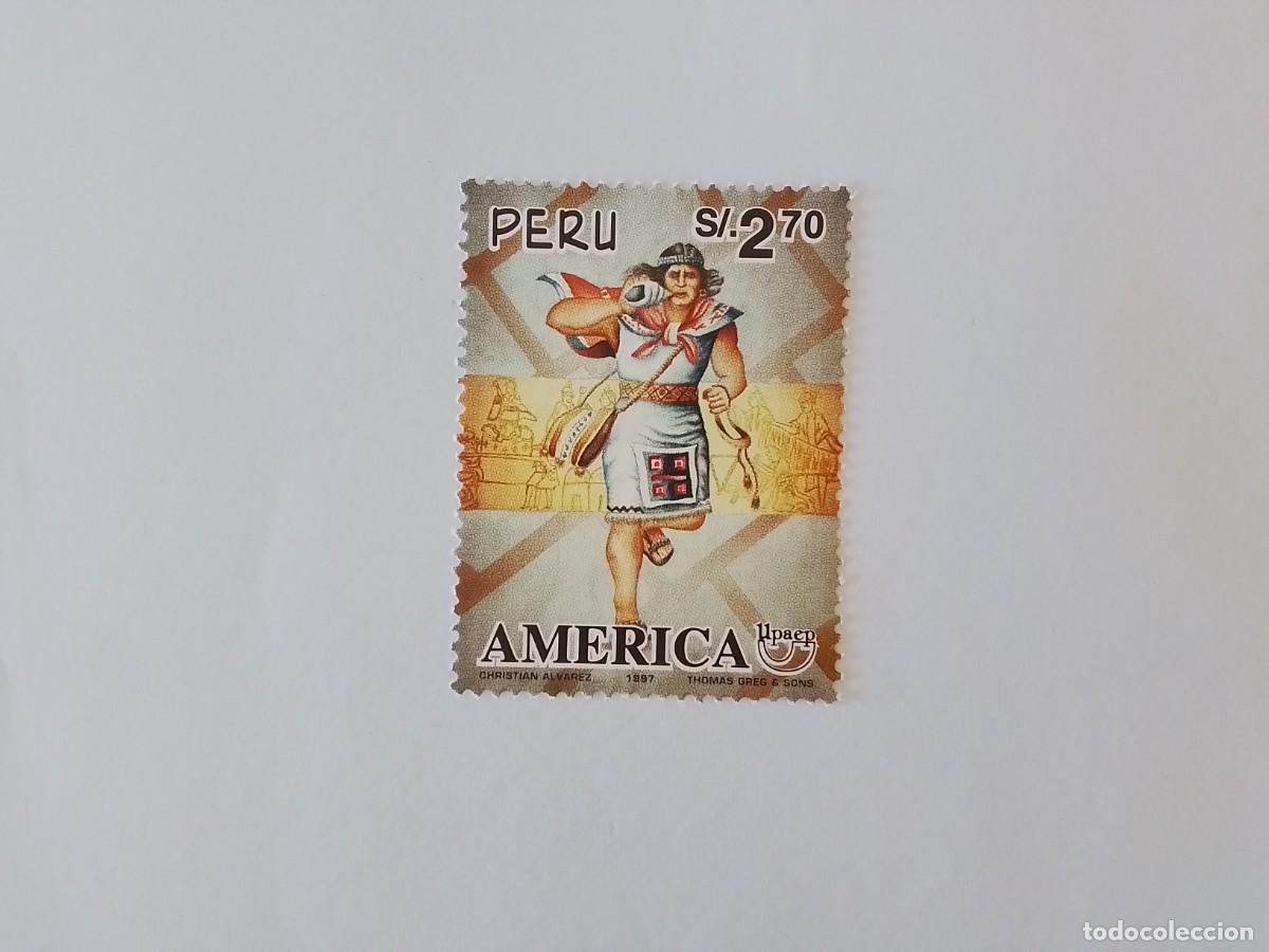 Sellos: A&Ntilde;O 1997 PER&Uacute; SELLO USADO