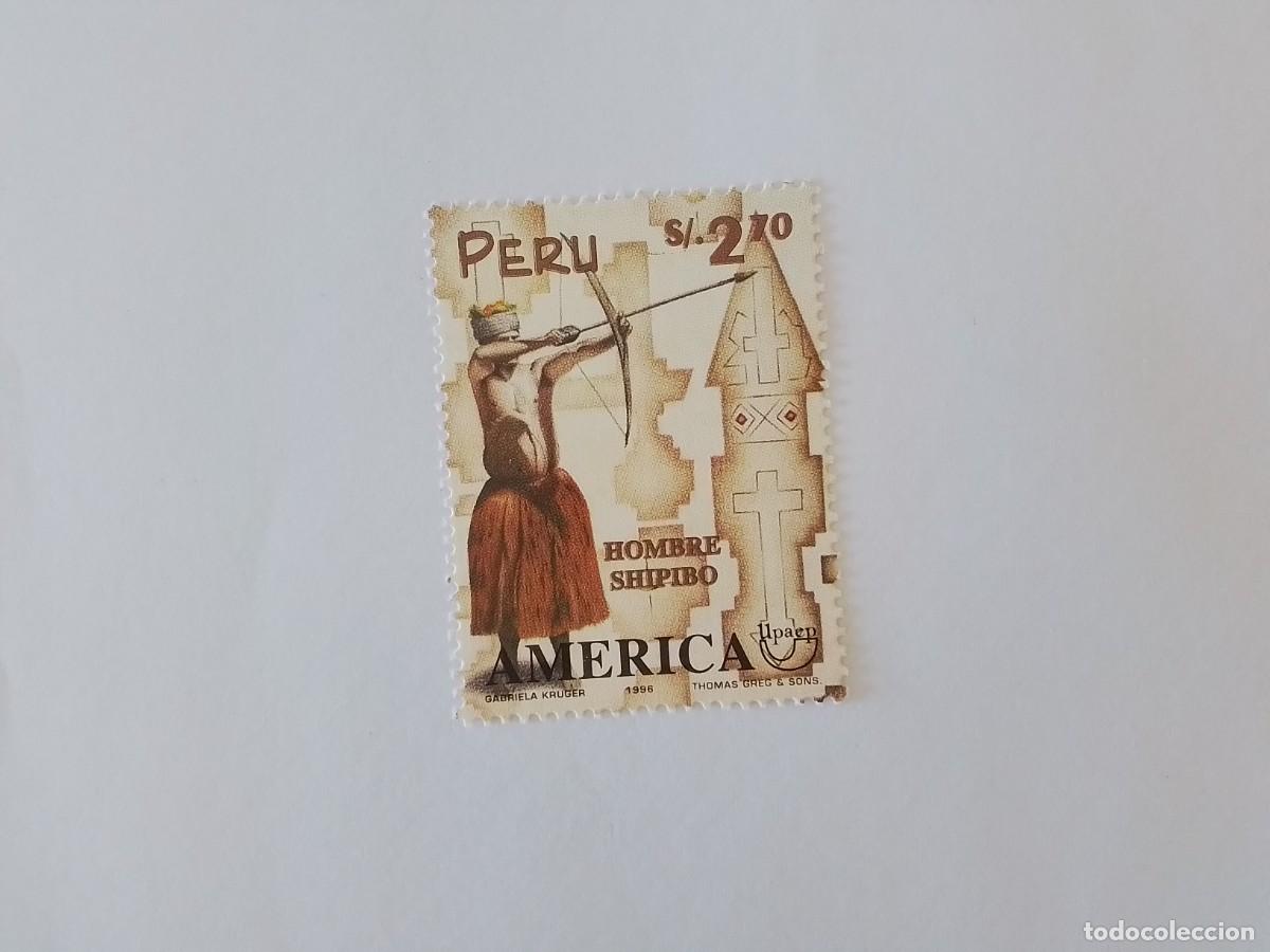 Sellos: A&Ntilde;O 1996 PER&Uacute; SELLO USADO