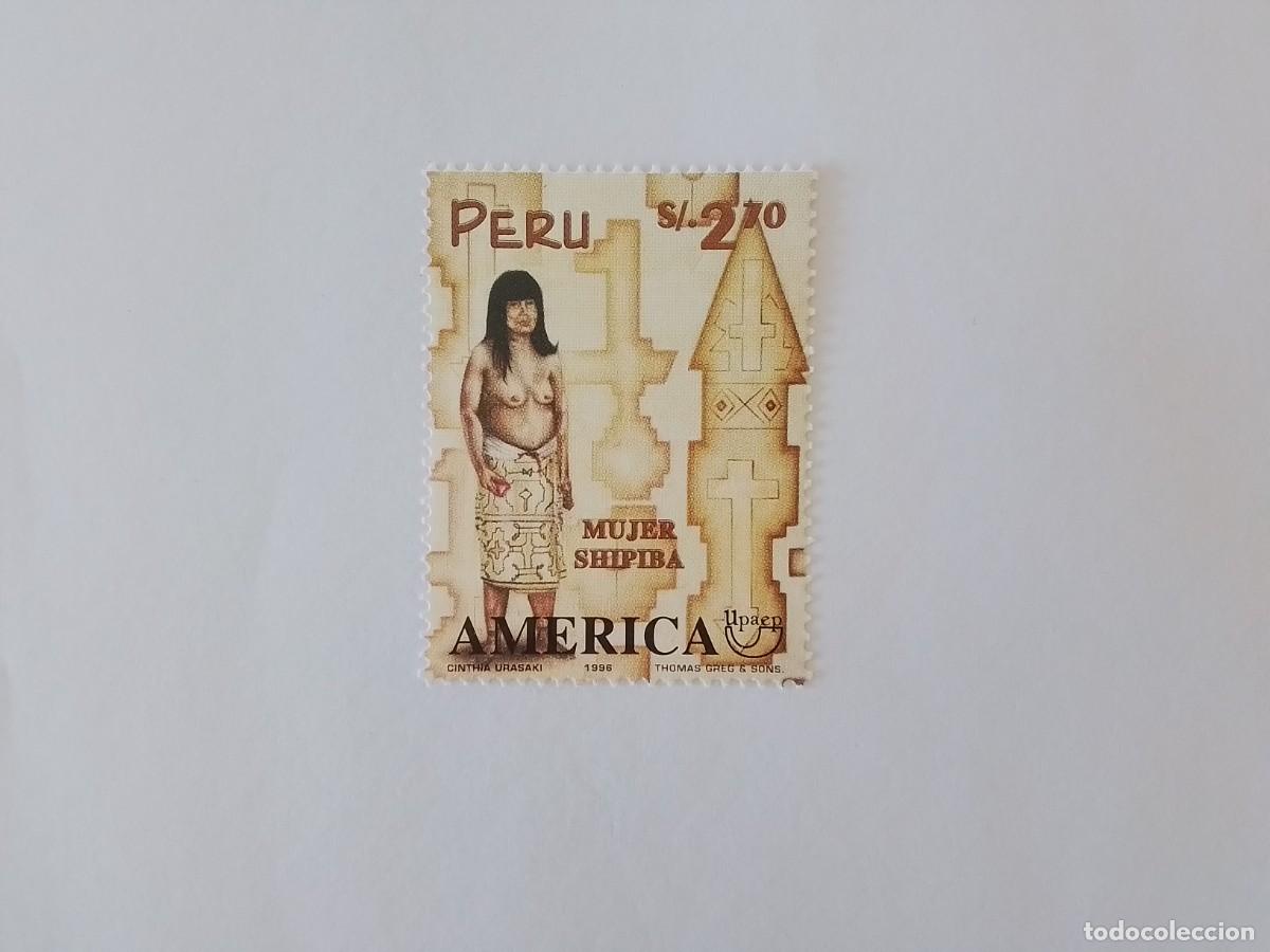 Sellos: A&Ntilde;O 1996 PER&Uacute; SELLO USADO