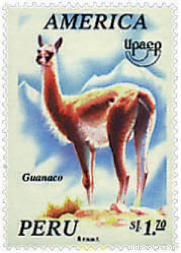 Sellos: 30976 MNH PERU 1995 AMERICA-UPAEP 1993 - FAUNA EN VIA DE EXTINCION
