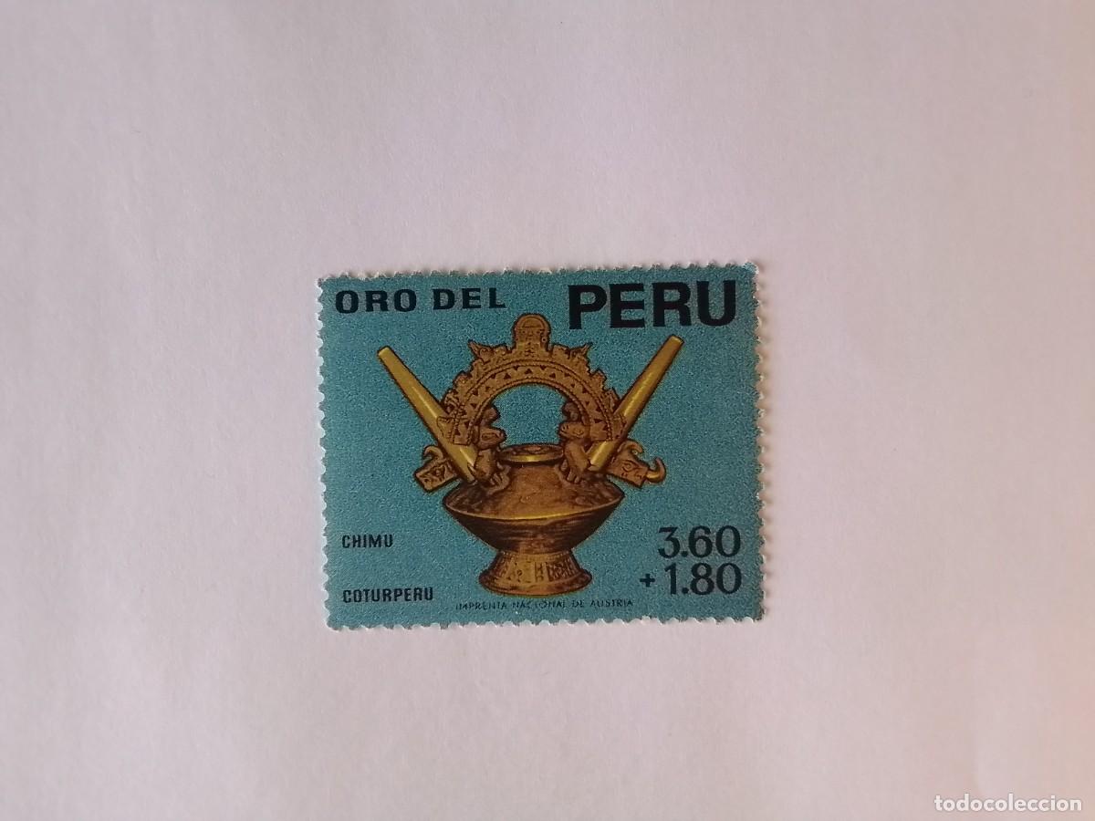 Sellos: A&Ntilde;O 1970 PER&Uacute; SELLO USADO