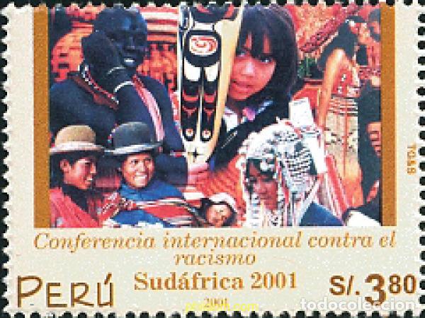 Briefmarken: 122407 MNH PERU 2002 CONFERENCIA MUNDIAL CONTRA EL RACISMO