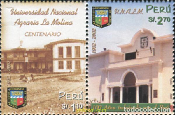 Briefmarken: 122415 MNH PERU 2002 CENTENARIO DE LA UNIVERSIDAD NACIONAL AGRARIA LA MOLINA
