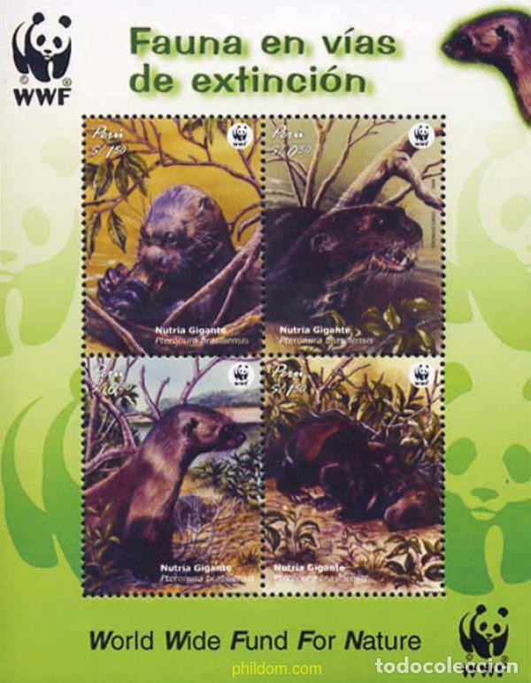 Sellos: 143126 MNH PERU 2004 WWF. NUTRIA - Foto 1