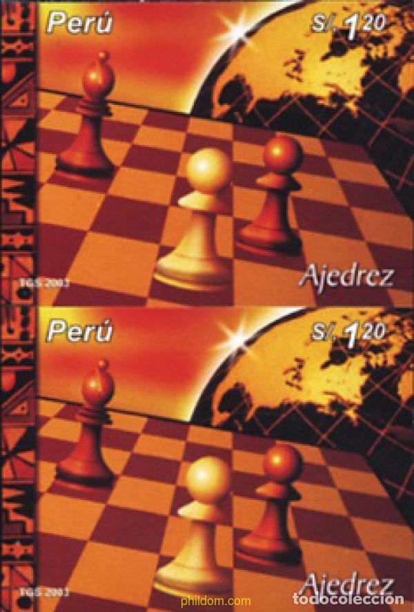 Sellos: 144681 MNH PERU 2004 AJEDREZ - Foto 1