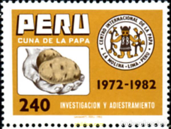 Sellos: 243252 MNH PERU 1982 10 ANIVERSARIO DEL CENTRO INTERNACIONAL DE LA PATATA