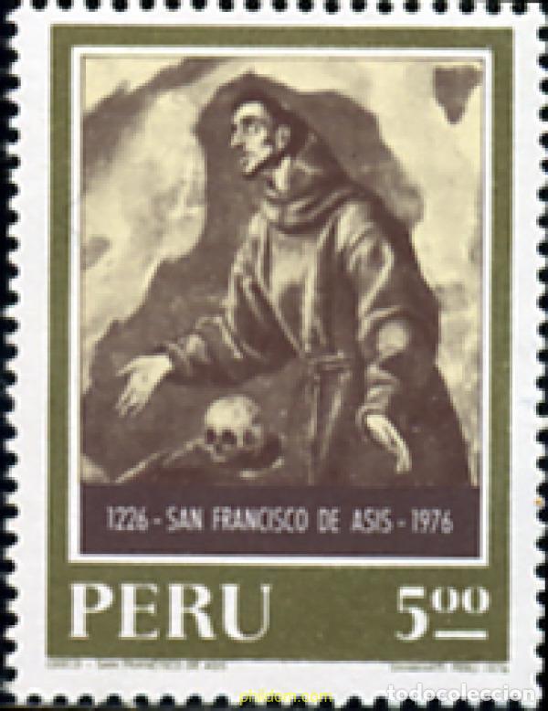 Sellos: 351231 MNH PERU 1976 SAN FRANCISCO DE ASIS