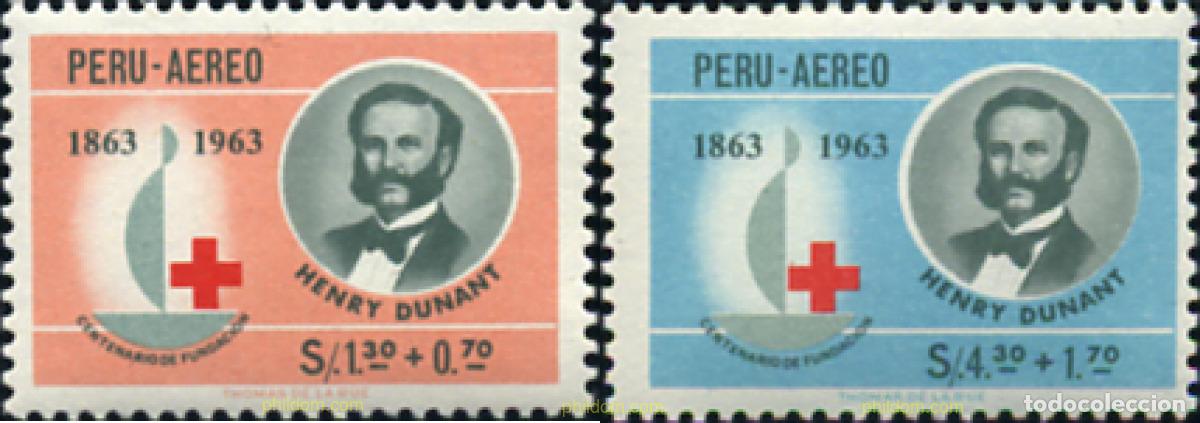 Sellos: 352175 MNH PERU 1964 CRUZ ROJA