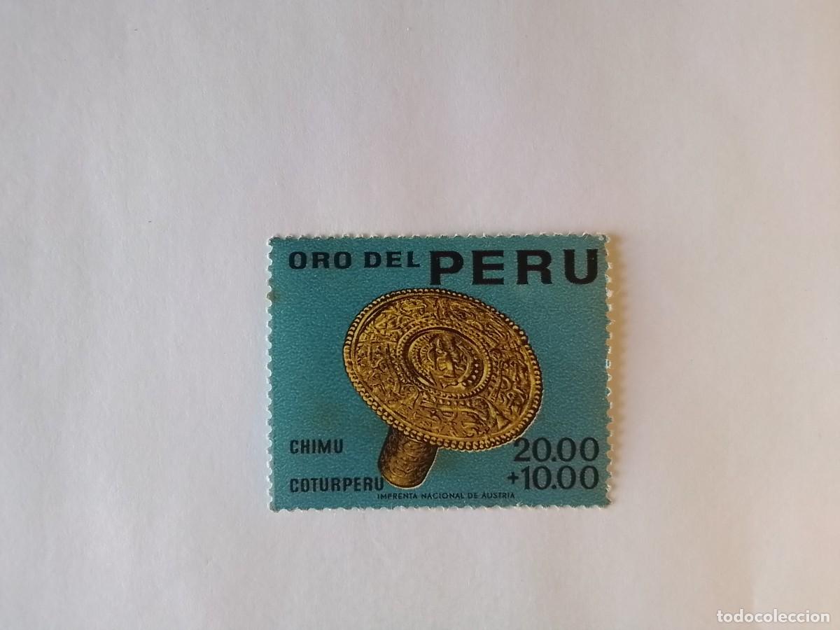 Sellos: A&Ntilde;O 1966 PER&Uacute; SELLO USADO