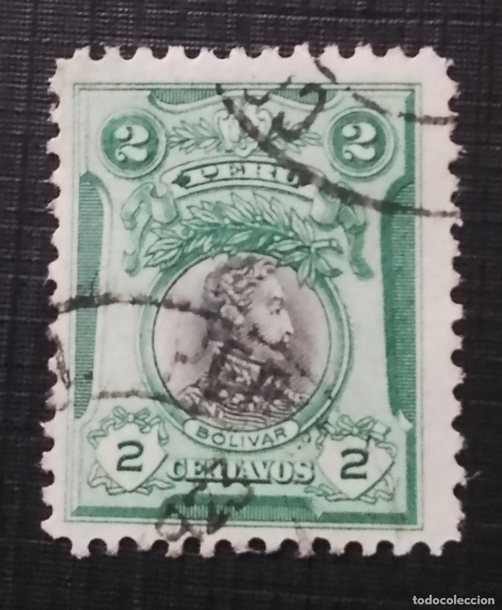 Sellos: 2 CENTAVOS - A&Ntilde;O 1918 - BOLIVAR, LIBERTADOR, MILITAR - YV 177