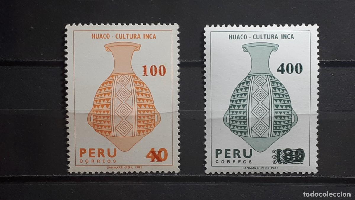 Sellos: PER&Uacute;. ARTE. A&Ntilde;O 1983. **. EDIFIL 752/3