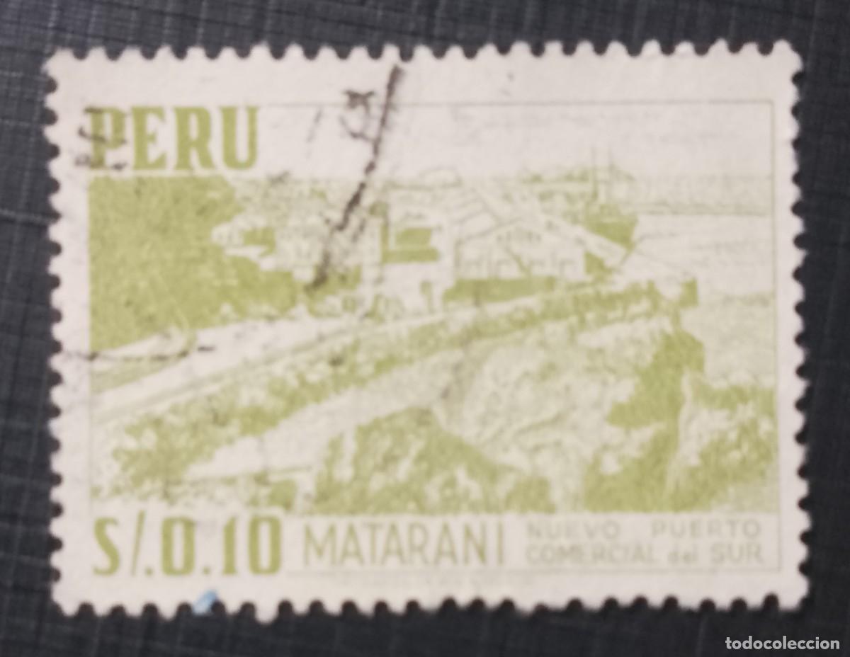 Sellos: V/F 0.10 SOL - PUERTO COMERCIAL DEL SUR, MATARANI - SC 459