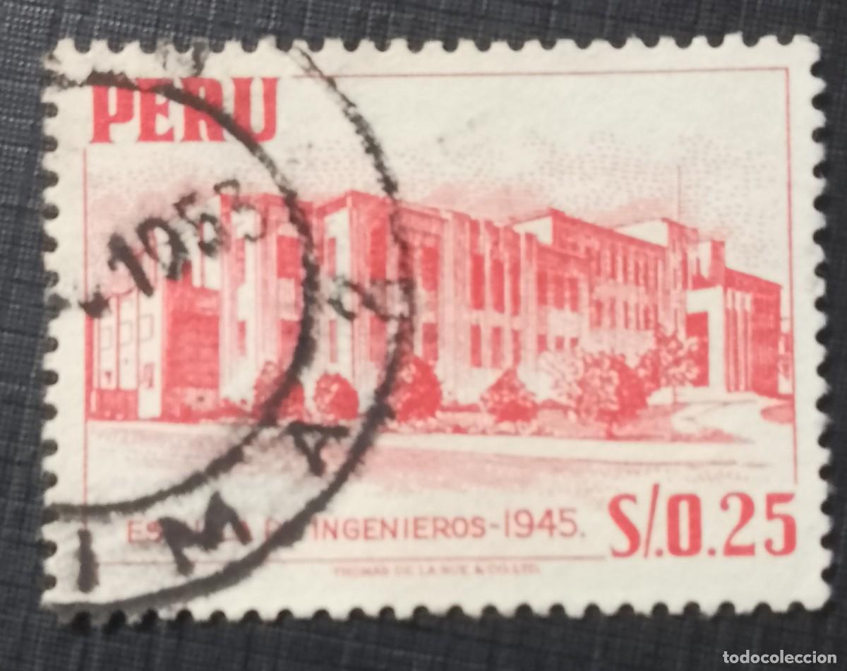 Sellos: V/F 0.25 - A&Ntilde;O 1952/59 - ESCUELA DE INGENIEROS, IMPRENTA THOMAS DE LA RUE