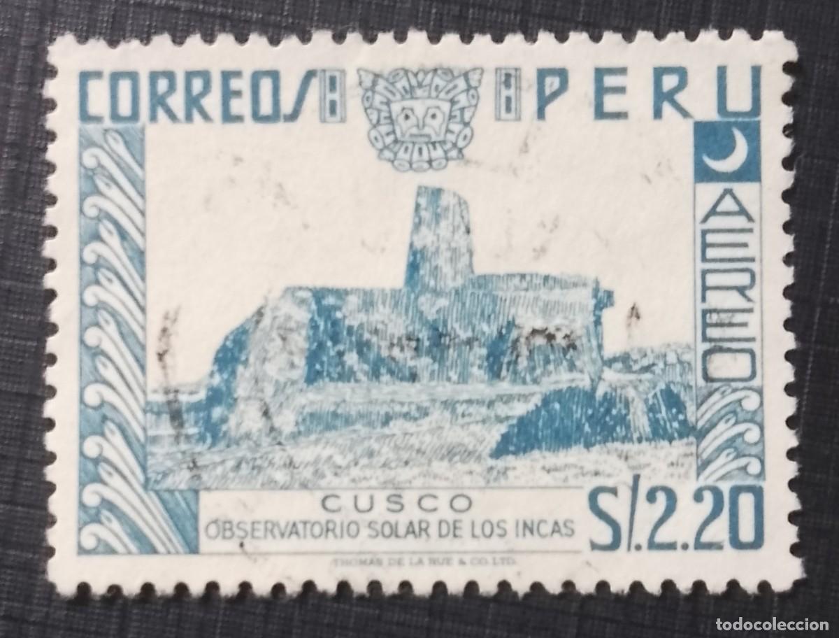 Sellos: V/F 2.20 - A&Ntilde;O 1967 - OBSERVATORIO SOLAR DE LOS INCAS, CUSCO