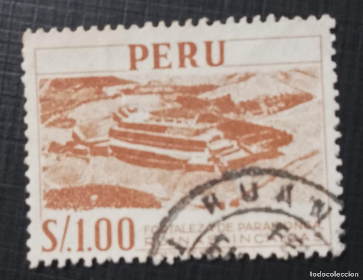 Sellos: V/F 1.00 SOLES - A&Ntilde;O 1962 - FORTALEZA DE PARAMONGA