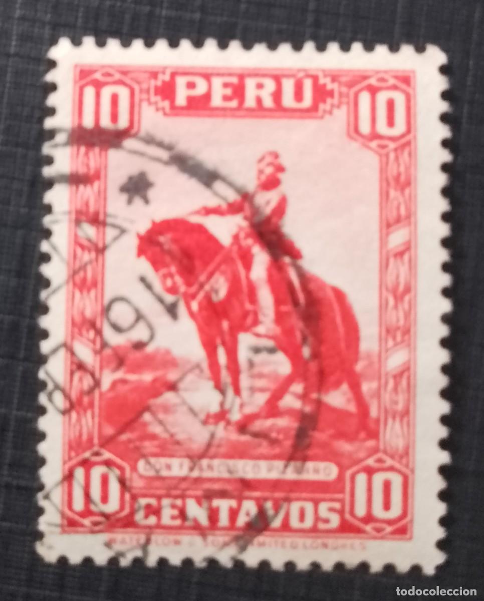 Sellos: V/F 10 CENTAVOS - A&Ntilde;O 1934, DON FRANCISCO PIZARRO - YV 298