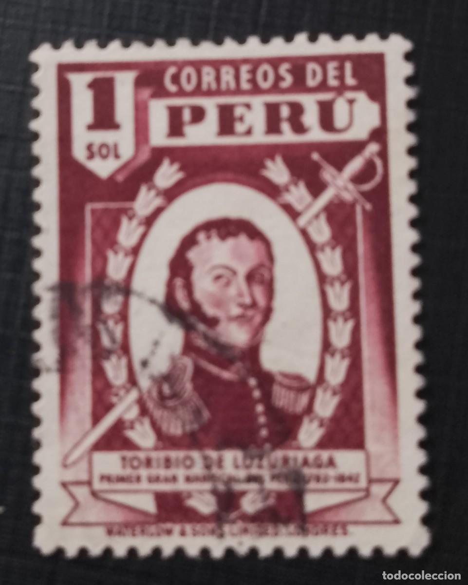 Sellos: V/F 1 SOL - A&Ntilde;O 1938 - TORIBIO DE LUZURIAGA