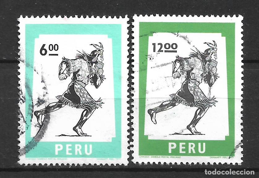 Sellos: peru 1977 #634+637 usado - 11/17
