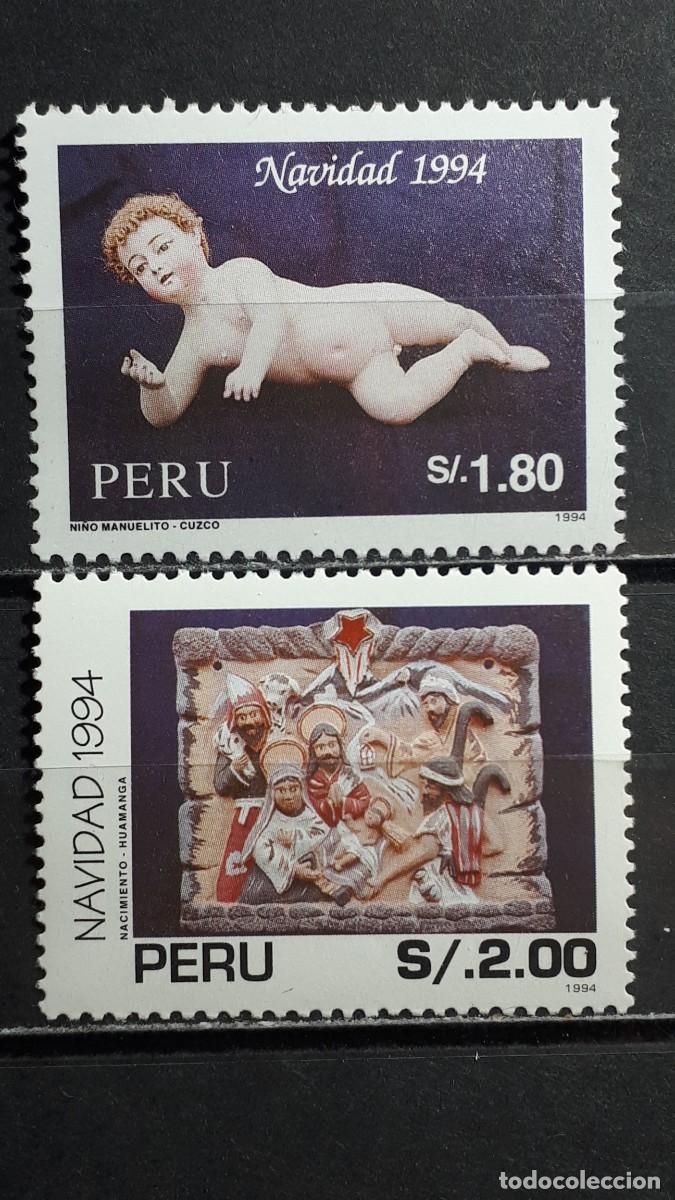 Sellos: PER&Uacute;. NAVIDAD. A&Ntilde;O 1995. **. YVERT 1024/5