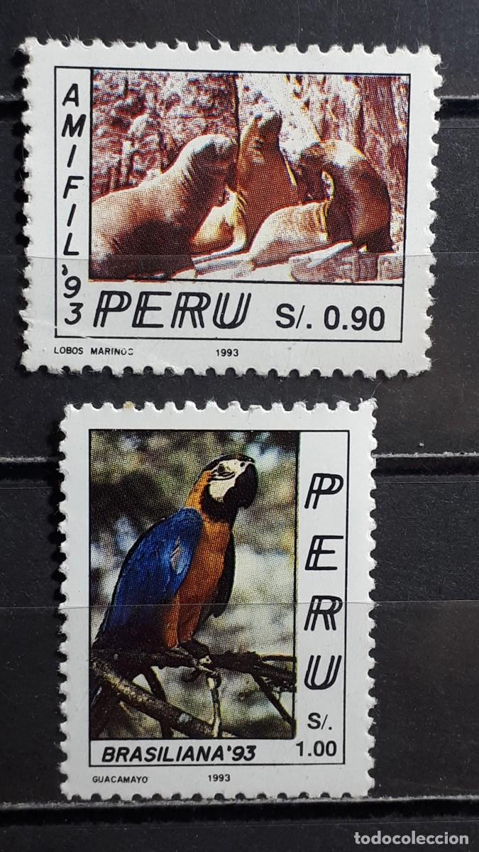 Sellos: PER&Uacute;. A&Ntilde;O 1993. **. YVERT 997/8