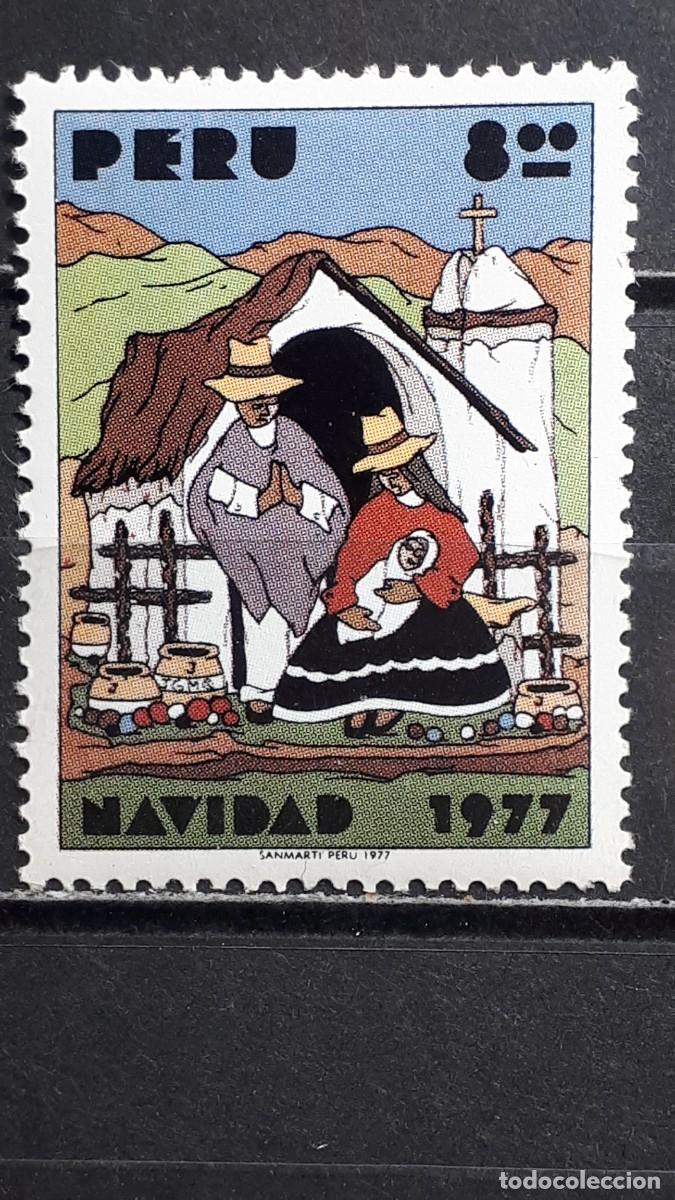 Sellos: PER&Uacute;. NAVIDAD. A&Ntilde;O 1977. **. YVERT 627