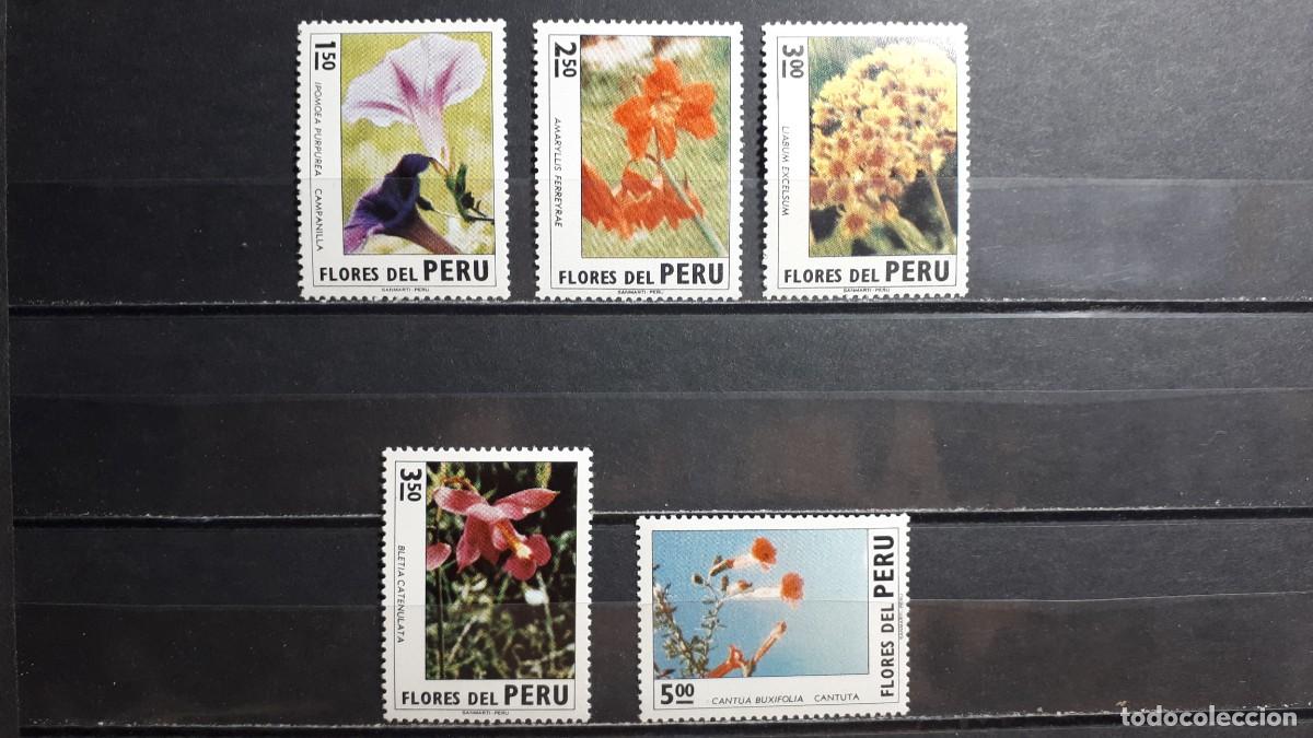 Sellos: PER&Uacute;. A&Ntilde;O 1973. **. YVERT 580/4
