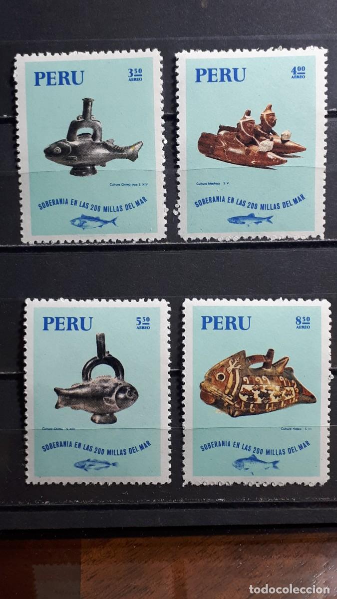 Sellos: PER&Uacute;. A&Ntilde;O 1971. **. YVERT A&eacute;reo 291/4