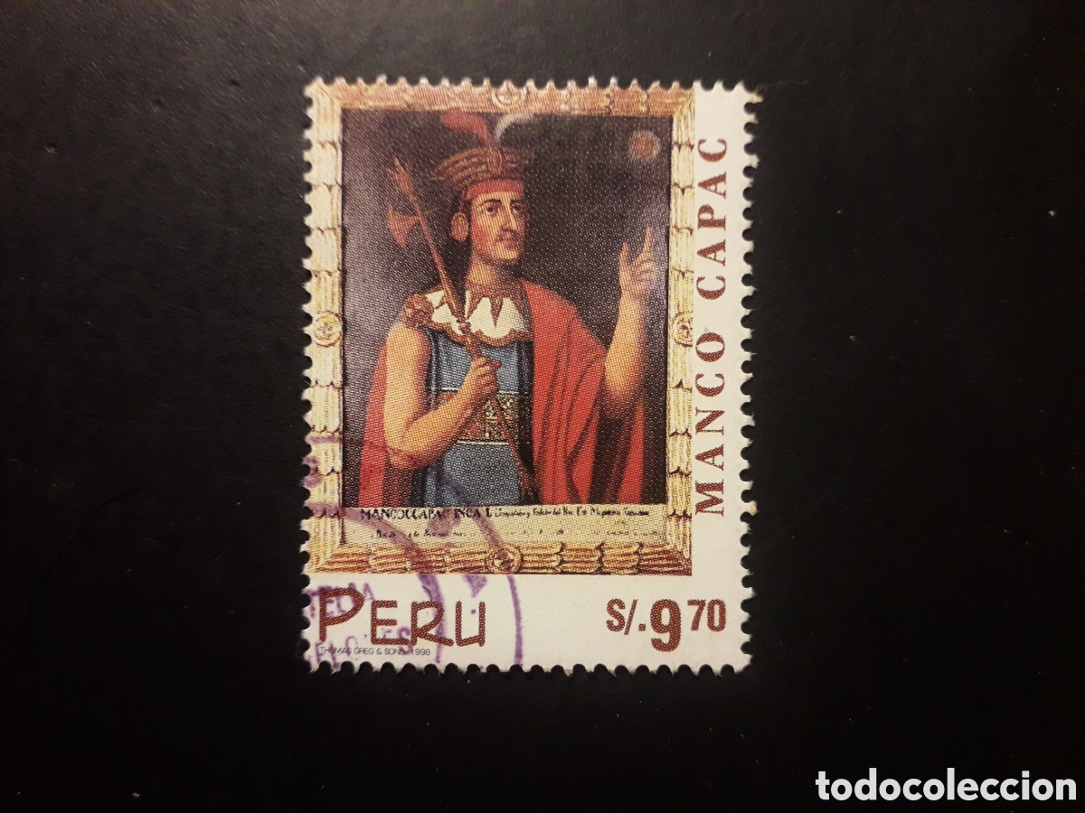 Sellos: PER&Uacute;, YVERT 1141 SELLO SUELTO USADO 1998 EMPERADORES INCAS PEDIDO M&Iacute;NIMO 3&euro;