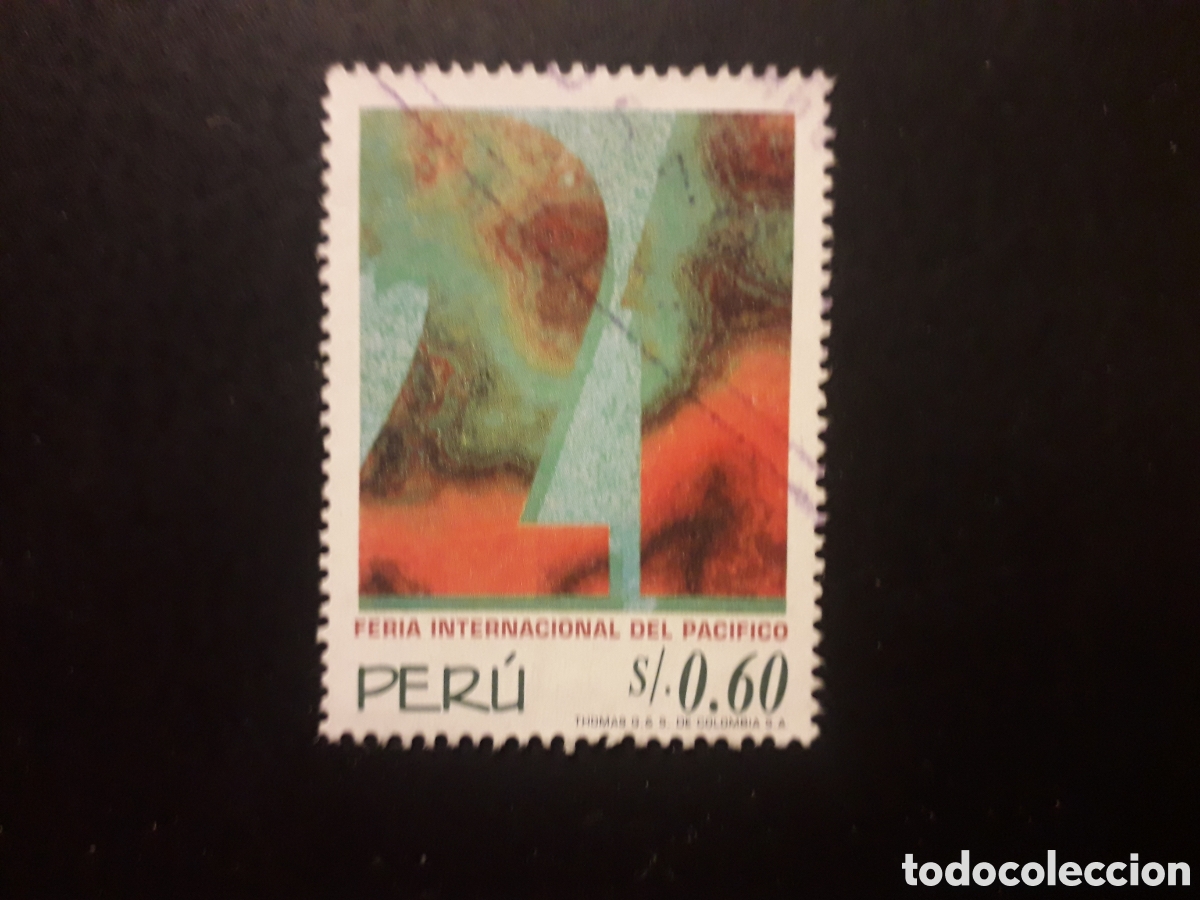 Sellos: PER&Uacute;, YVERT 1078 SERIE COMPLETA USADA 1996 FERIA INTERNACIONAL DEL PAC&Iacute;FICO PEDIDO M&Iacute;NIMO 3&euro;