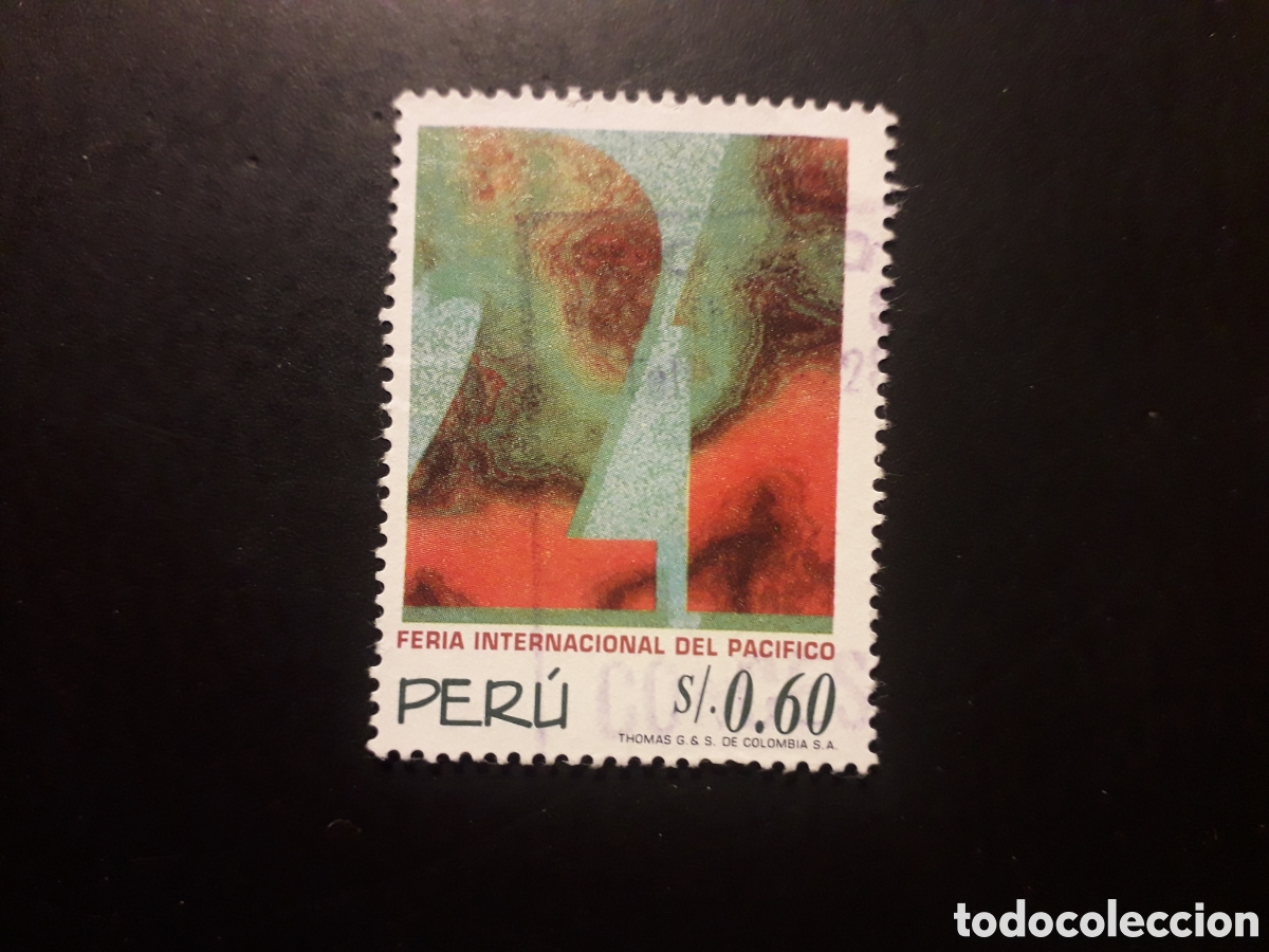 Sellos: PER&Uacute;, YVERT 1078 SERIE COMPLETA USADA 1996 FERIA INTERNACIONAL DEL PAC&Iacute;FICO PEDIDO M&Iacute;NIMO 3&euro;